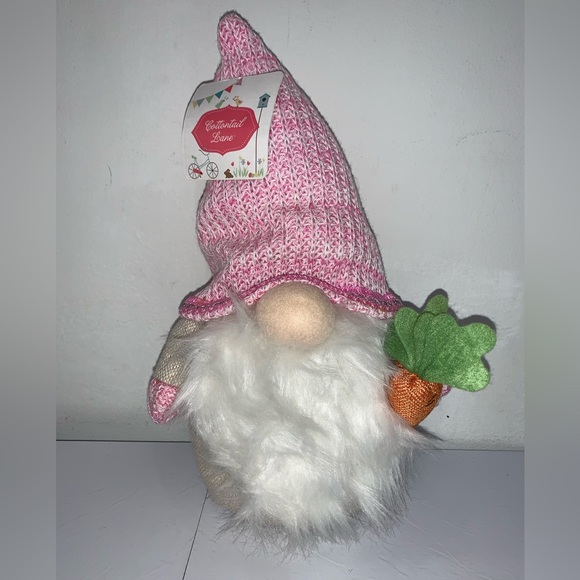 13" Cottontail Lane Bunny Gnome Carrot Rae Dun Displays NEW Easter Decor - Picture 2 of 4